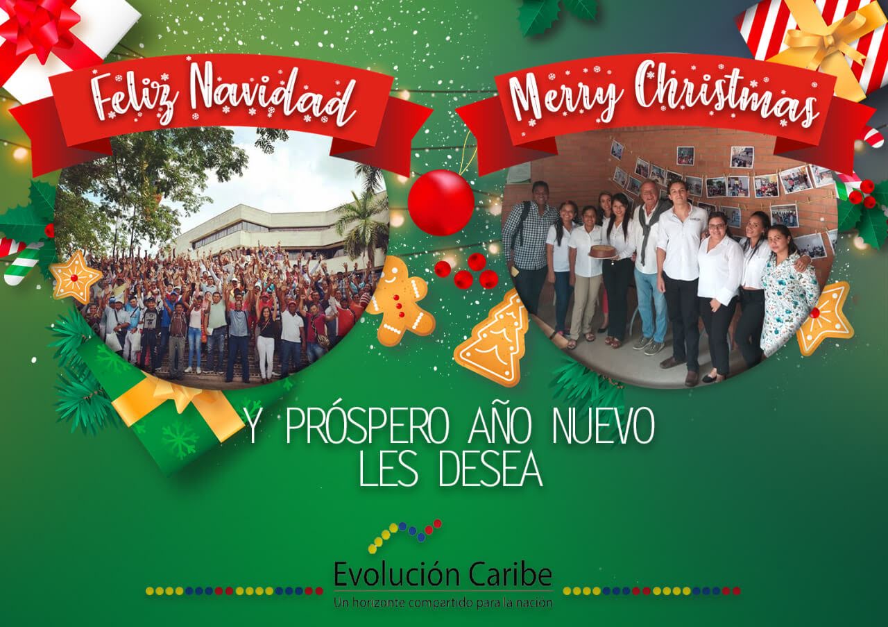Fundación Evolución Caribe te desea felices fiestas