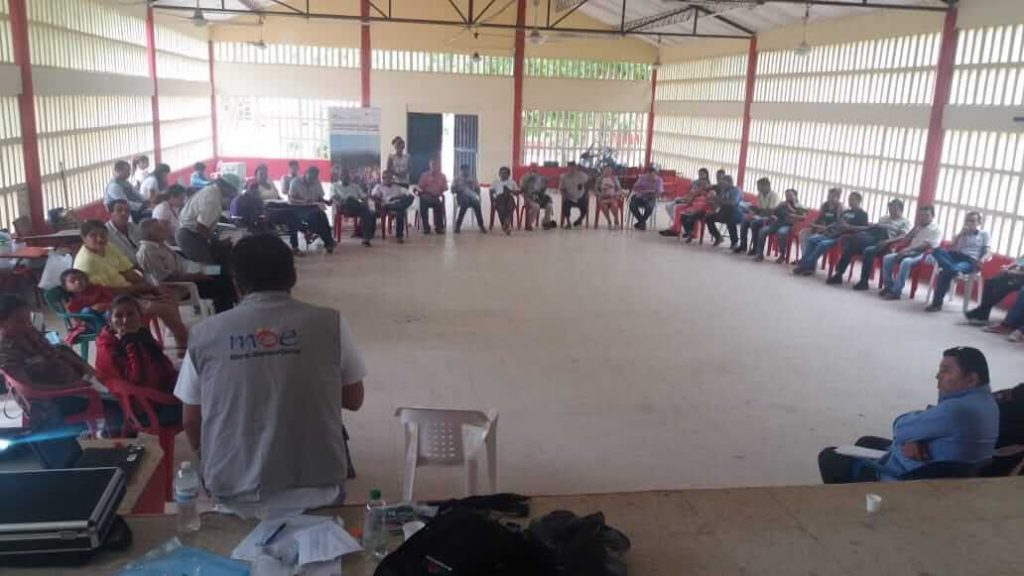 La MOE apoya pedagogía con organizaciones en Montes de María