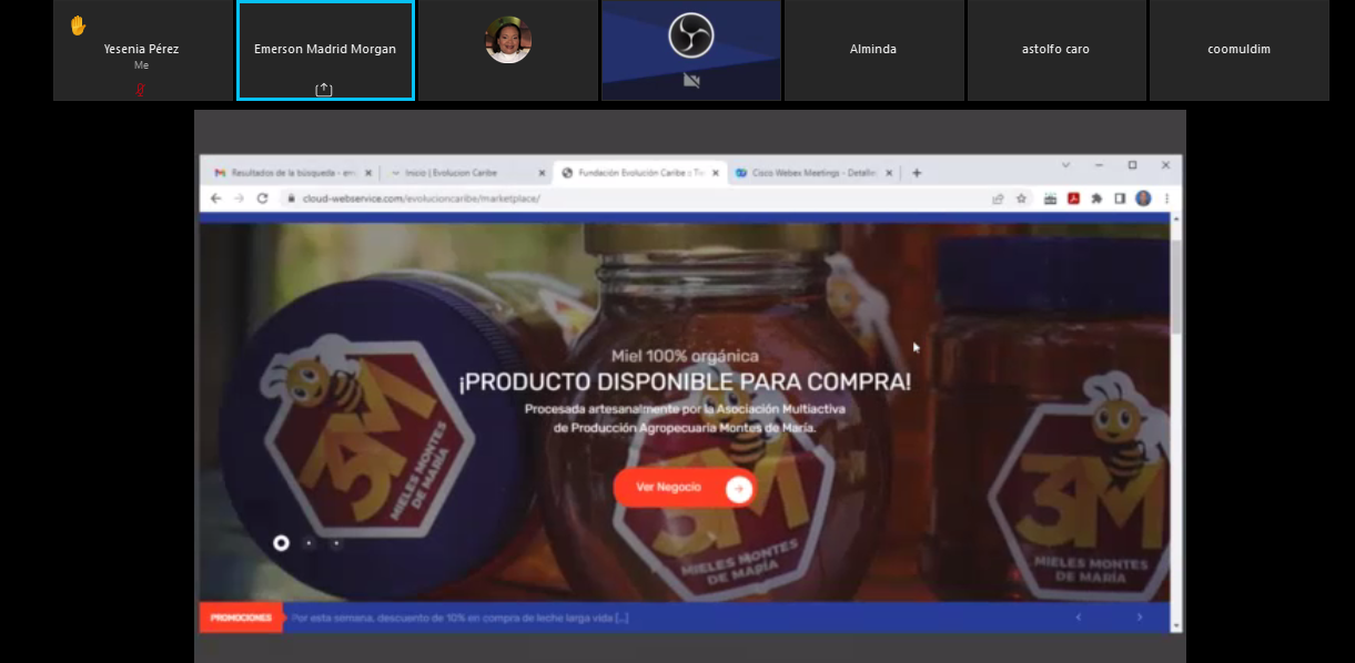 ¡Plataforma de comercialización digital por la PAZ será una REALIDAD!