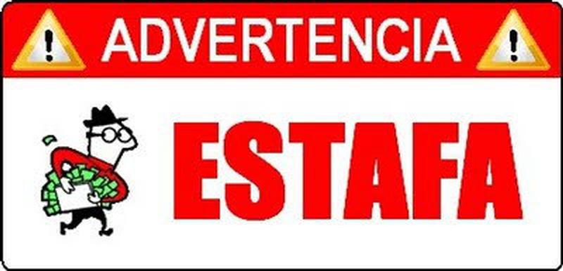 ¡ADVERTENCIA DE ESTAFA!